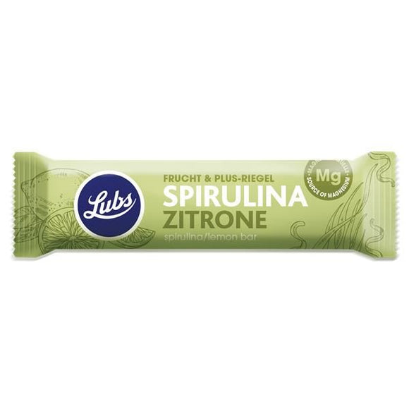 Barra Frutos Spirulina Limão 40g - Lubs - Crisdietética