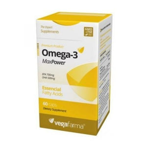 Omega 3 Max Power 60 Cápsulas - Vegafarma - Crisdietética
