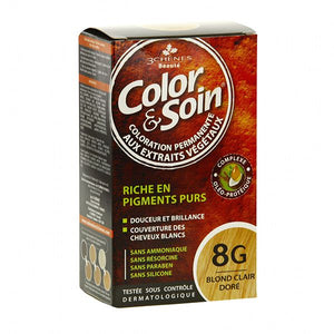 Color & Soin 8G - Louro Claro Dourado 135ml - Crisdietética