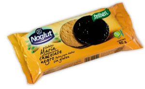 Maria Biscuits Covered with Dark Chocolate 80g - Noglut - Crisdietética