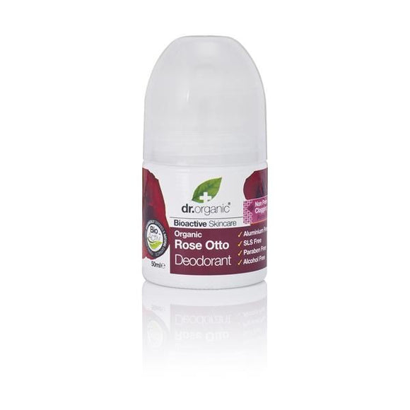Desodorizante de Rosa 50ml - Dr.Organic - Crisdietética