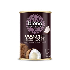 Organic Light Coconut Milk 400ml - Biona - Crisdietética
