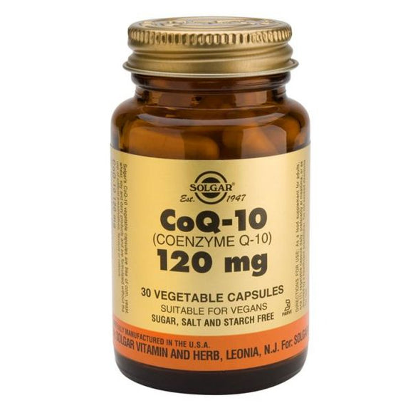 Coenzima COQ-10 120mg 30 Cápsulas - Solgar - Crisdietética
