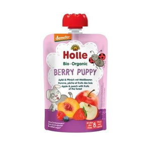 Berry Puppy Purea di Frutta 8M Biologica 100g - Holle - Crisdietética