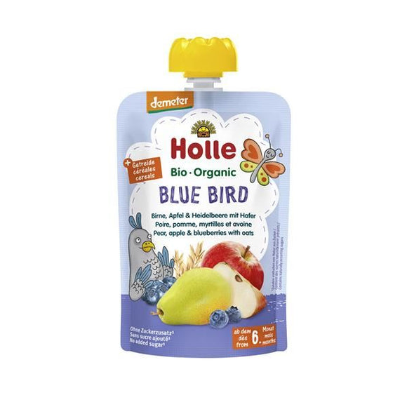 Puré de Frutos Blue Bird Biológico 6M 100g - Holle - Crisdietética