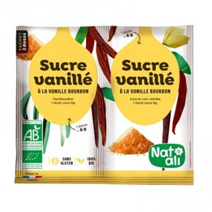 Organic Vanilla Sugar 16g - Nat - Ali - Crisdietética