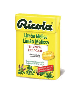 Rebuçados de Ervas Suíças Sabor Limão Melissa 50g - Ricola - Crisdietética