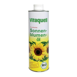Biologisches Sonnenblumenöl 750ml - Vitaquell - Crisdietética
