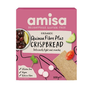 Quinoa Rusks + Fiber 100g - Amisa - Crisdietética
