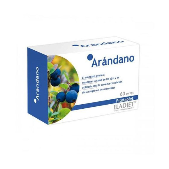 Arando (Mirtilo) 60 Comprimidos - Eladiet - Crisdietética