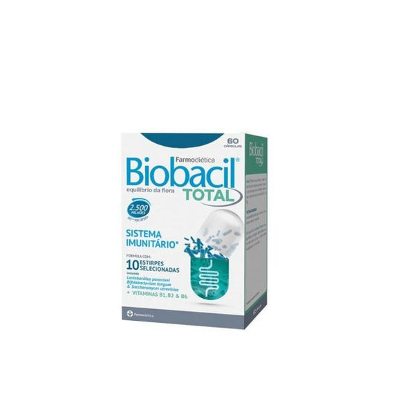Biobacil Total 60 Cápsulas - Farmodietica - Crisdietética