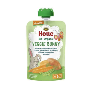 Purea di Verdure Veggie Bunny Biologica 6M 100g - Holle - Crisdietética