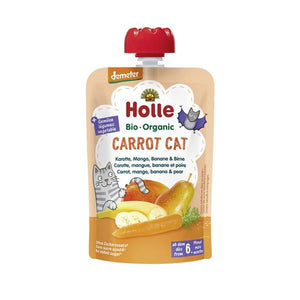 Carrot Cat 6M Puré de Frutas Ecológico 100g - Holle - Crisdietética