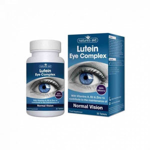 Luteína Eye Complex 30 Comprimidos - Natures Aid - Crisdietética