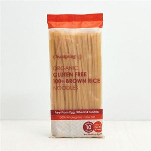 Pasta Organic Whole Noodles 200g Gluten Free - ClearSpring - Crisdietética