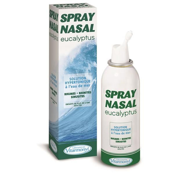 Spray Nasal Solução de Água do Mar e Eucalipto 125ml - Vitarmonyl - Crisdietética