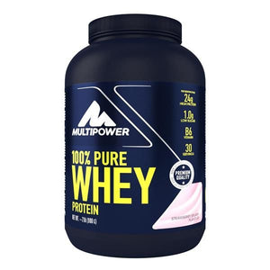 Pure Whey Protein Strawberry 900g - MultiPower - Crisdietética