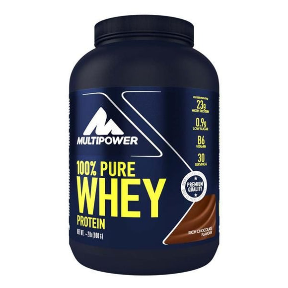 Pure Whey Protein Chocolate 900g - MultiPower - Crisdietética