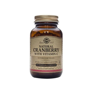 Cranberry with Vitamin C 60 Capsules - Solgar - Crisdietética