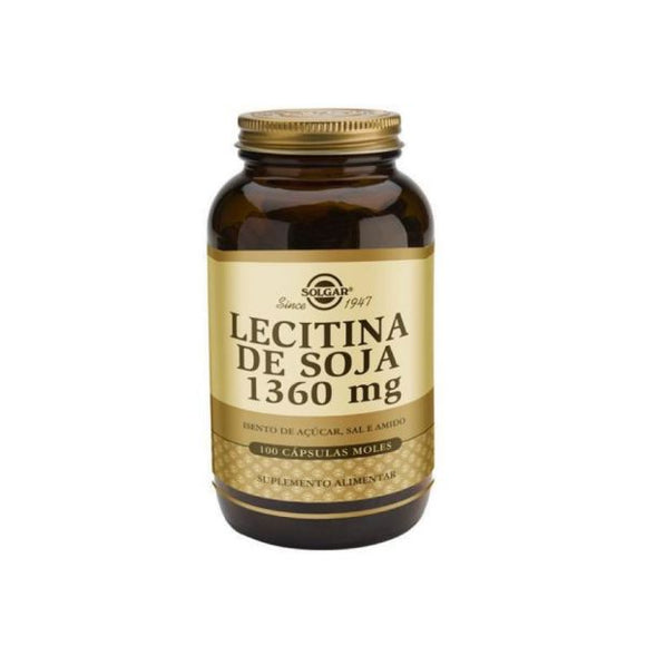 Lecithin 1360mg 100 cápsulas - Solgar - Crisdietética