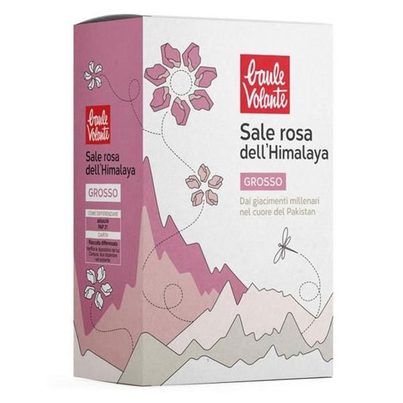 Sal Rosa Grosso dos Himalaias 1kg - Baule Volante - Crisdietética