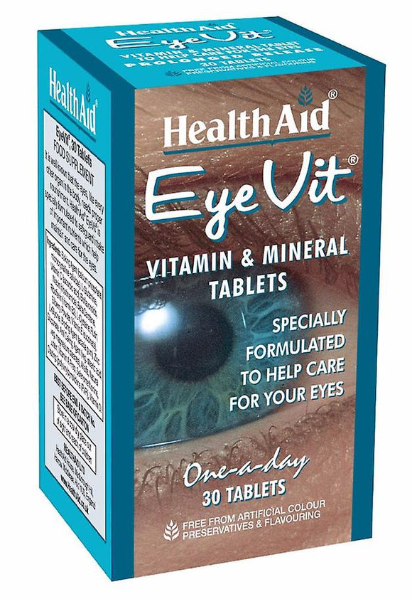 Eyevit Cuida dos olhos - 30 Tablets - HealthAid - Crisdietética