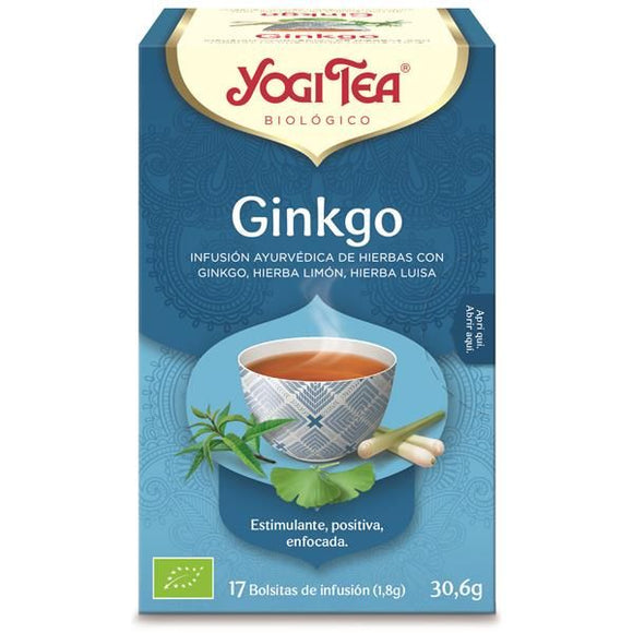 Infusão Ginkgo 17 Saquetas - Yogi Tea - Crisdietética