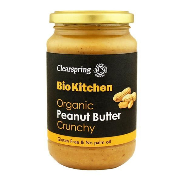 Kitchen Manteiga de Amendoim Crocante Biológico 350g - ClearSpring - Crisdietética