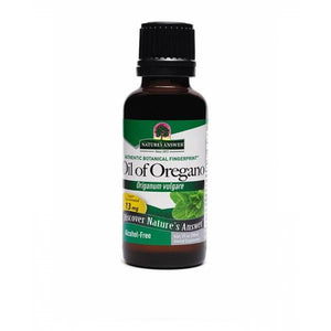 Extrait liquide d'huile de feuille d'origan 30ml - Natures Answer - Crisdietética