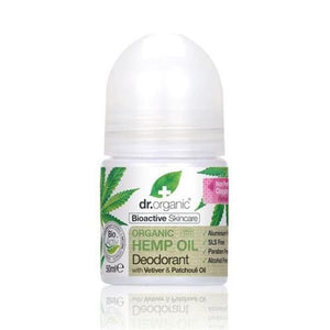 Hanföl Deodorant 50ml - Dr.Organic - Crisdietética