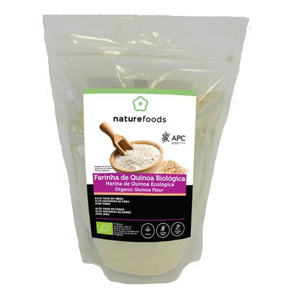 Farinha de Quinoa Branca Biológico 500g - Naturefoods - Crisdietética