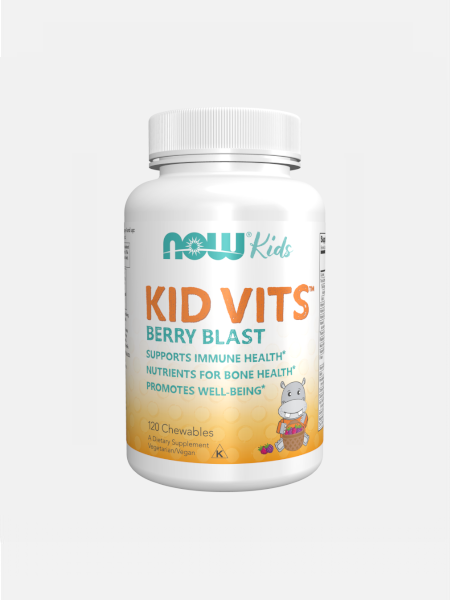 Kid Vits ™ Berry Blast 120 comprimidos -Now - Crisdietética