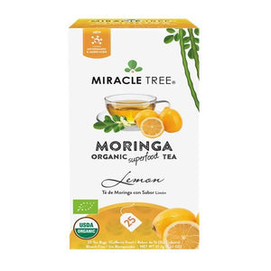 Thé Moringa et Citron 25 Sachets - Miracle Tree - Crisdietética