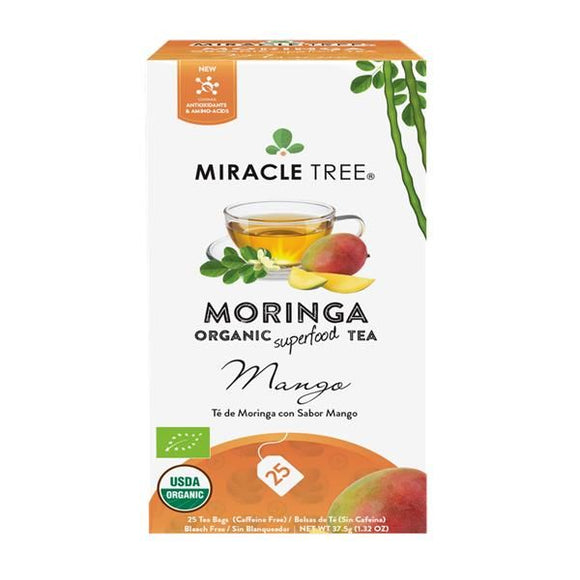 Chá de Moringa e Manga 25 Saquetas - Miracle Tree - Crisdietética