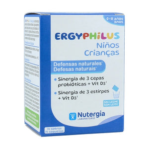 Ergyphilus Infantil 14 Saquetas - Nutergia - Crisdietética