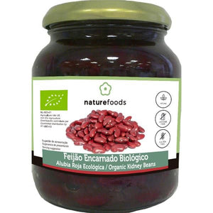 Organic Boiled Red Beans 360g - Naturefoods - Chrysdietética