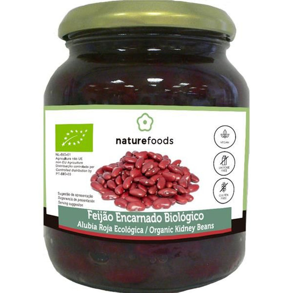 Feijão Vermelho Cozido Biológico 360g - Naturefoods - Crisdietética