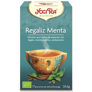 Infusión Ecológica Regaliz y Menta 17 Sobres - Yogi Tea - Crisdietética