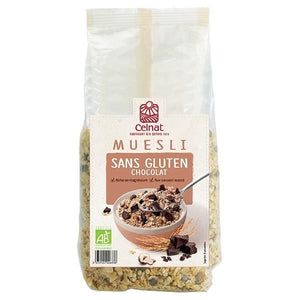 Gluten Free Muesli Chocolate 375g - Celnat - Crisdietética