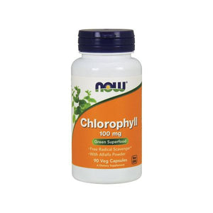 Clorofila 100mg 90 cápsulas vegetales - Ahora - Crisdietética
