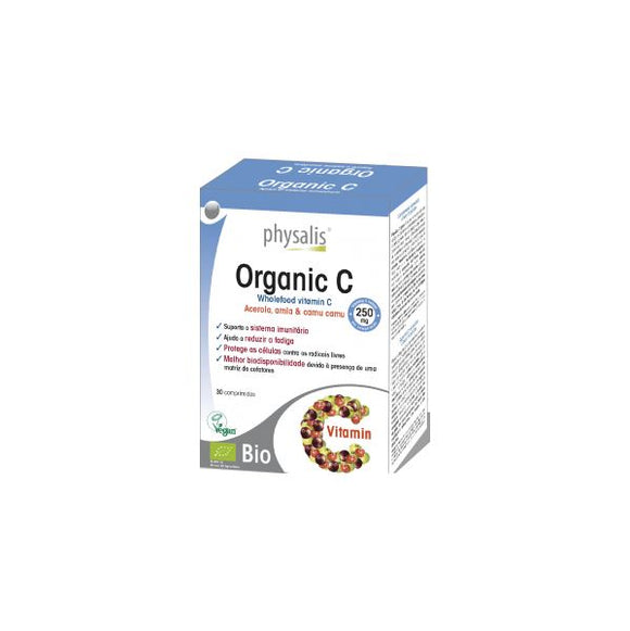 Organic C 30 Comprimidos - Physalis - Crisdietética