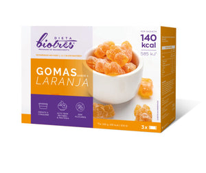 橙色軟糖 3 袋 - Biotrês - Crisdietética