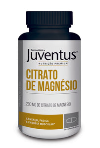 柠檬酸镁 200 毫克 60 粒 - Juventus Premium - Crisdietética