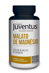Malato de Magnésio 1000mg 60 Comprimidos - Juventus Premium - Crisdietética