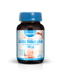 Acide Folique Plus 400ug 90 Pilules - Naturmil - Crisdietética
