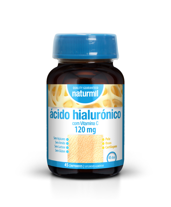 Ácido Hialurónico 120mg 45 Comprimidos - Naturmil - Crisdietética