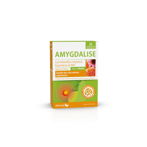 Amygdalise 20 Comprimidos Mastigáveis - Dietmed - Crisdietética