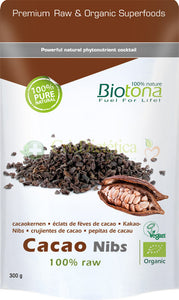 Graines de cacao crues 300g - Biotona - Crisdietética