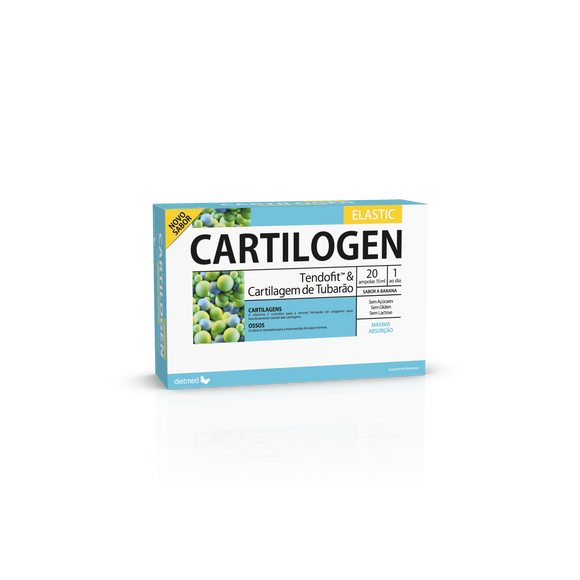 Cartilogen Elastic 20 Ampolas - Dietmed - Crisdietética