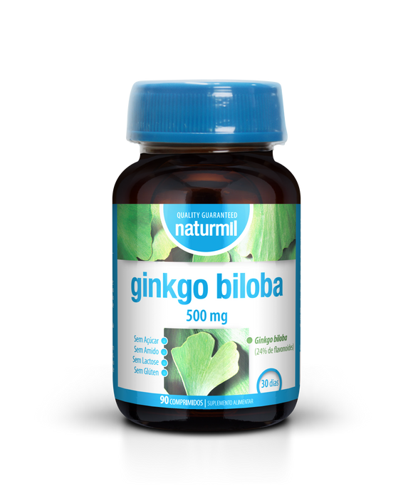 Ginkgo Biloba 500mg 90 comprimidos - Naturmil - Crisdietética